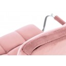 Кресло компьютерное HALMAR GONZO 4 розовый/хром